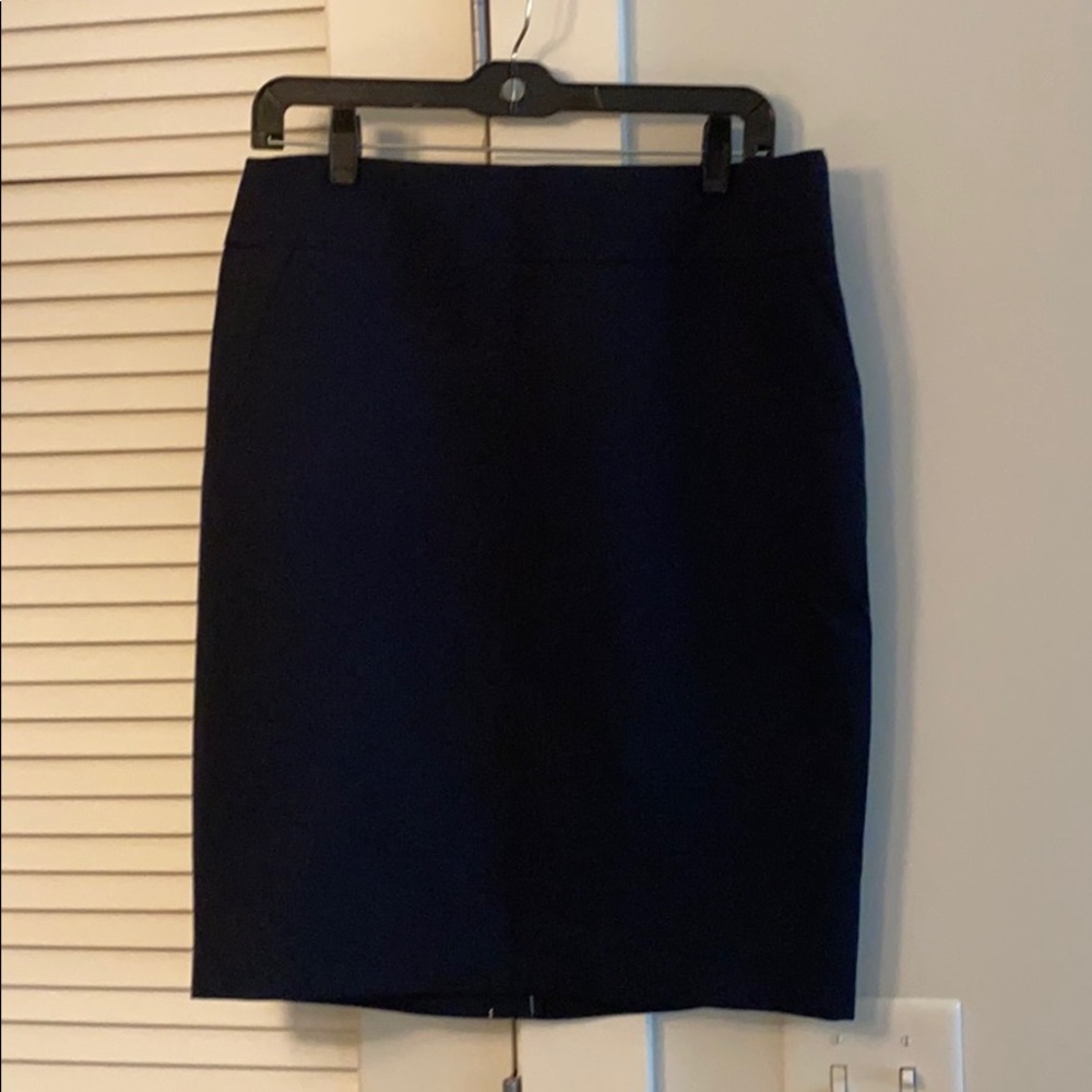 J.Crew Navy Pencil Skirt